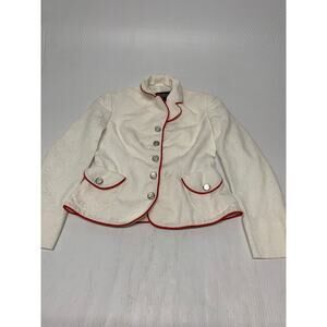 Versus Gianni Versace Blazer Jacket White 28/42 Women's A50